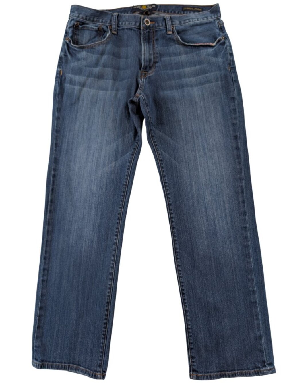 Lucky Brand 221 Original Straight Leg Blue Denim Jeans Mens 36x32 Medium Wash